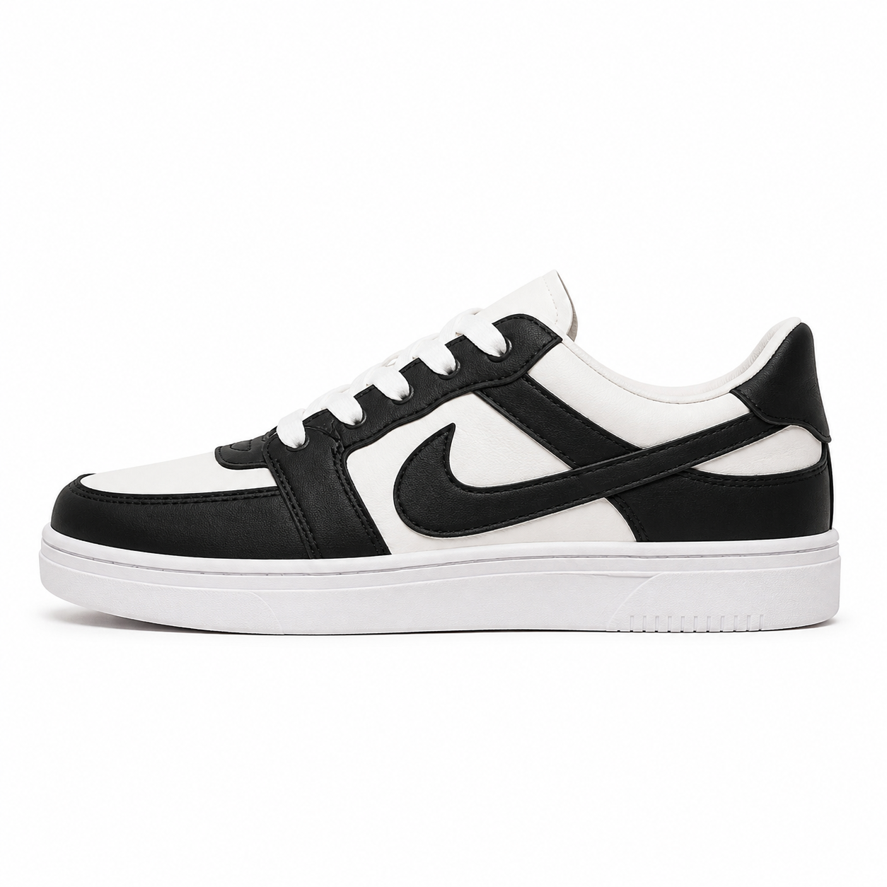 Men's Black White Casual Sneakers