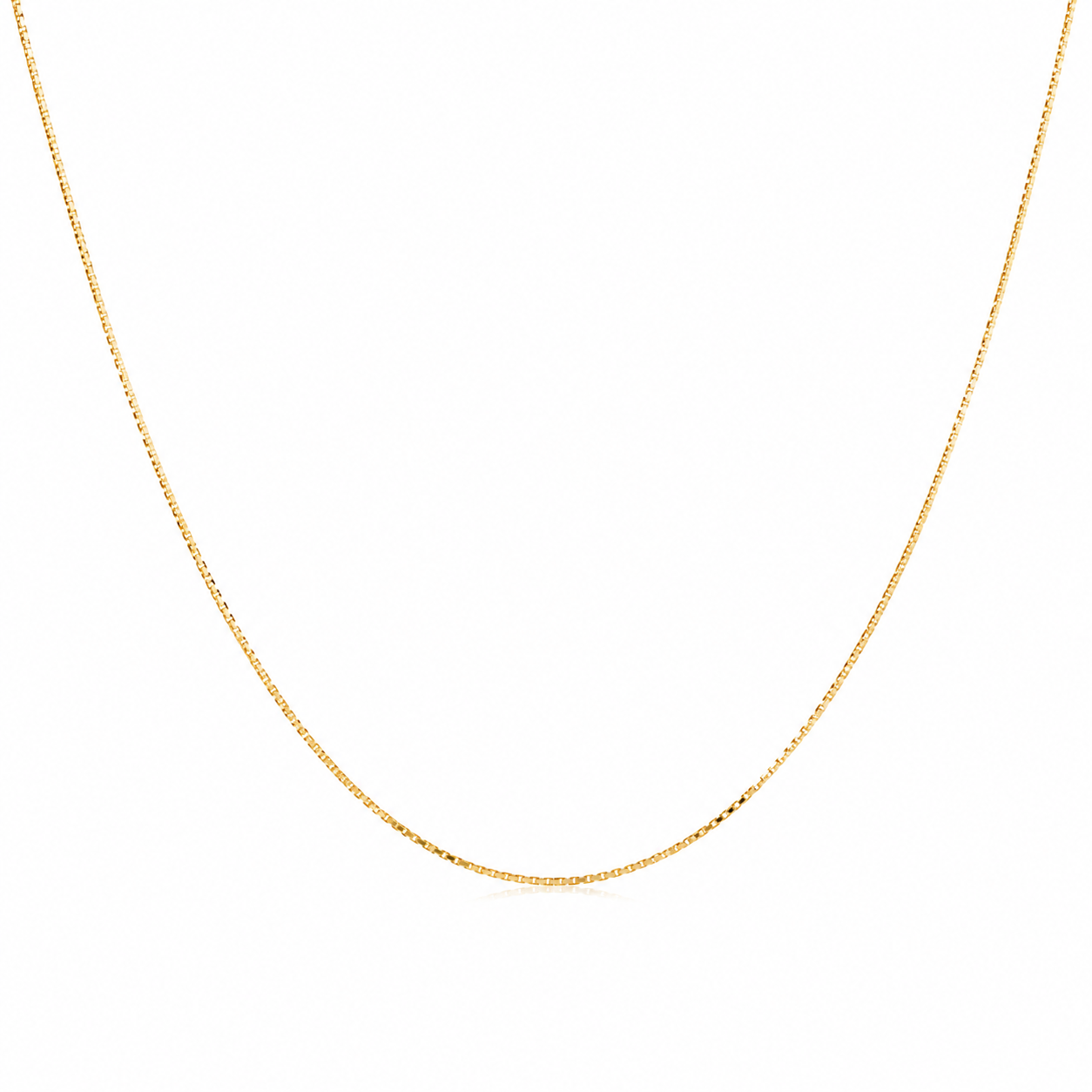 Minimal Gold Plated Chain Necklace for Women