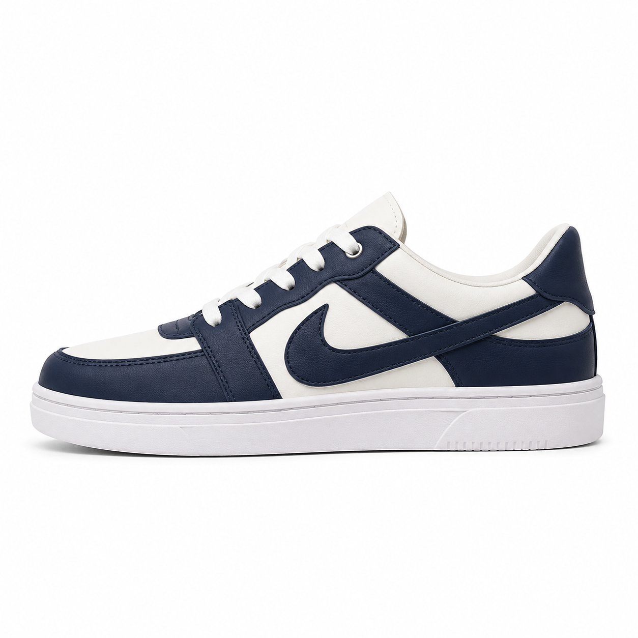 Men's Navy White Casual Sneakers