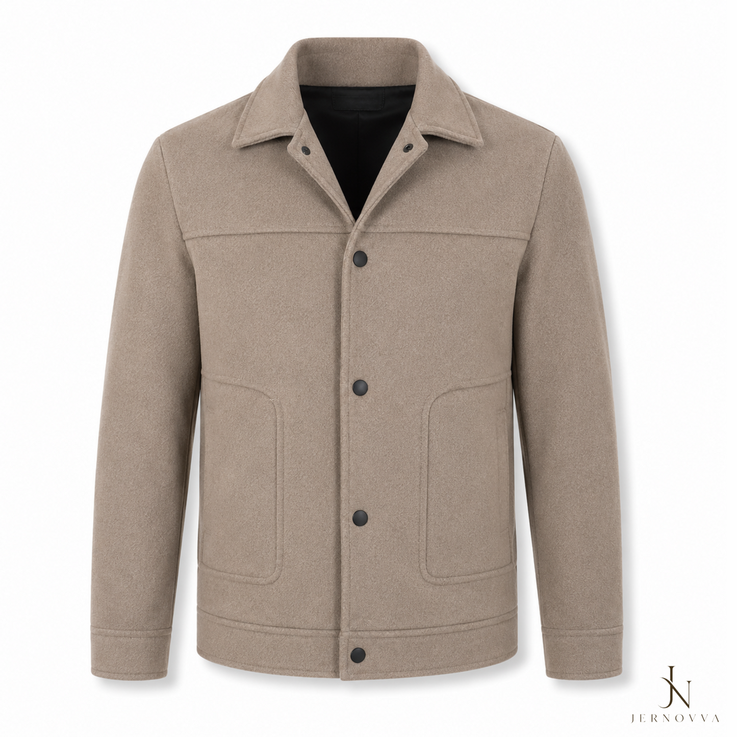 Premium Wool Blend Overshirt Jacket