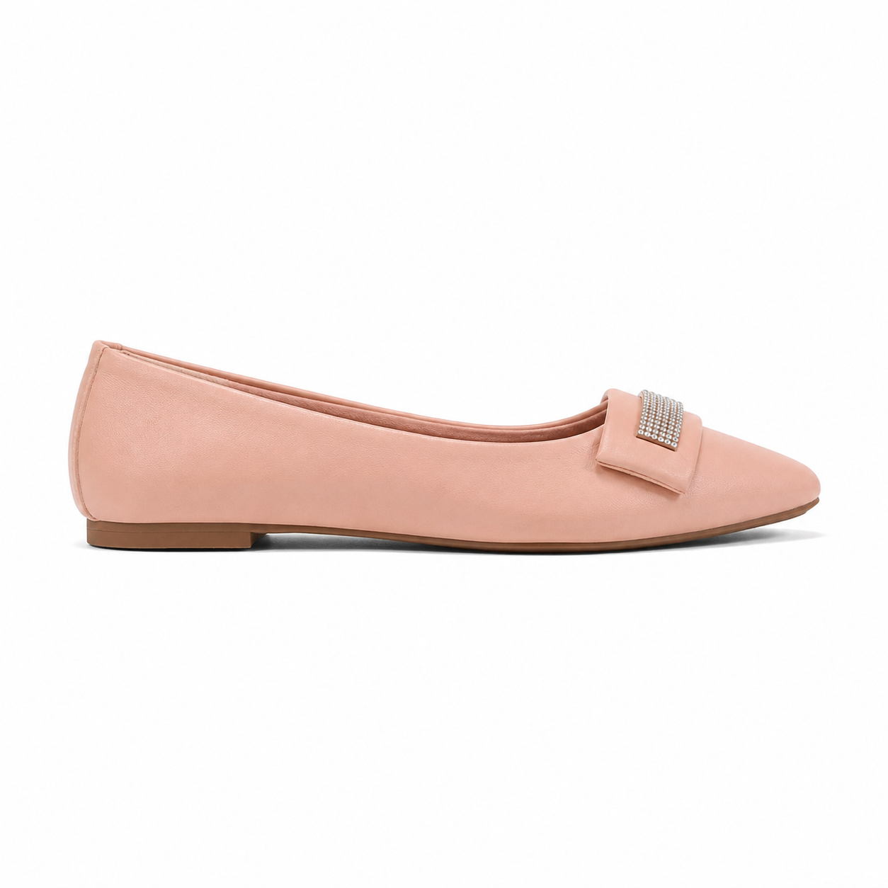 Women's Peach Stone Formal Pumps