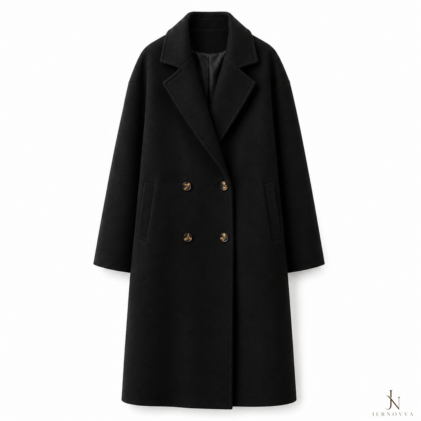 Women's Premium Long Wool Blend Coat