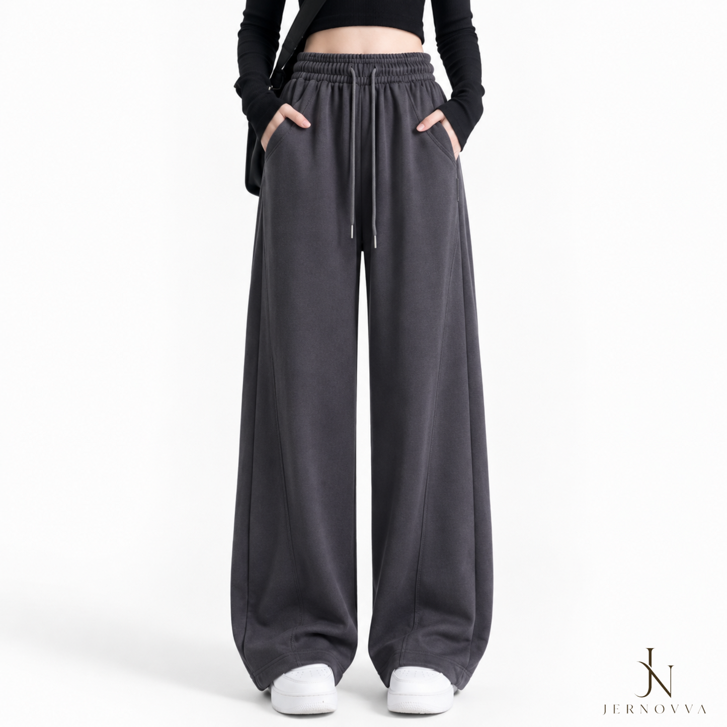 Premium Women's Lounge Pants – Soft Wide Leg Home Wear Trousers