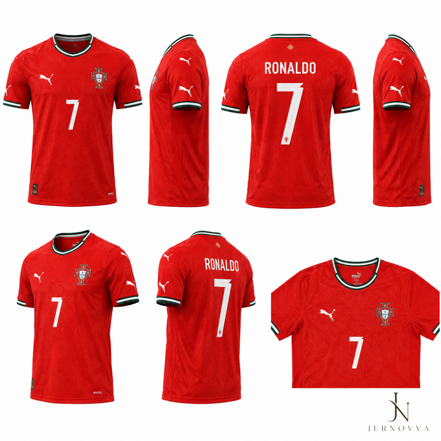 Portugal Home Jersey 2026 With Customization