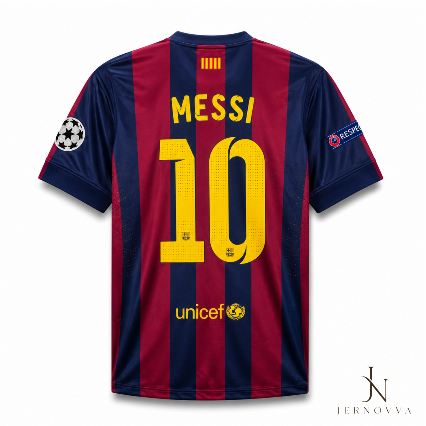 Old FC Barcelona Home Football Jersey with Custom Name & Number