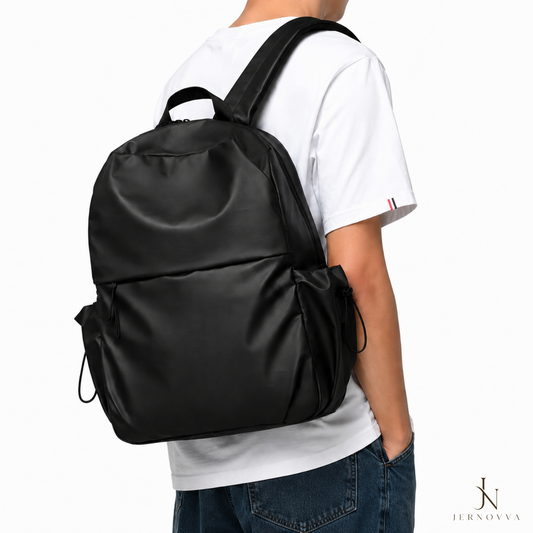 Premium Black Waterproof Laptop Backpack – Lightweight Travel, Office & College Bag for Men & Women