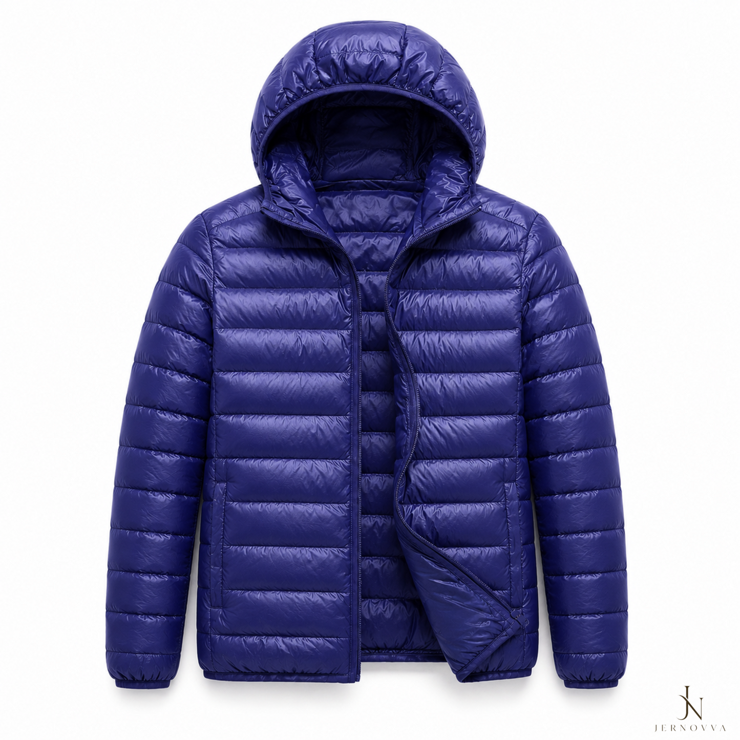 Men's Hooded Puffer Jacket – Lightweight Winter Coat