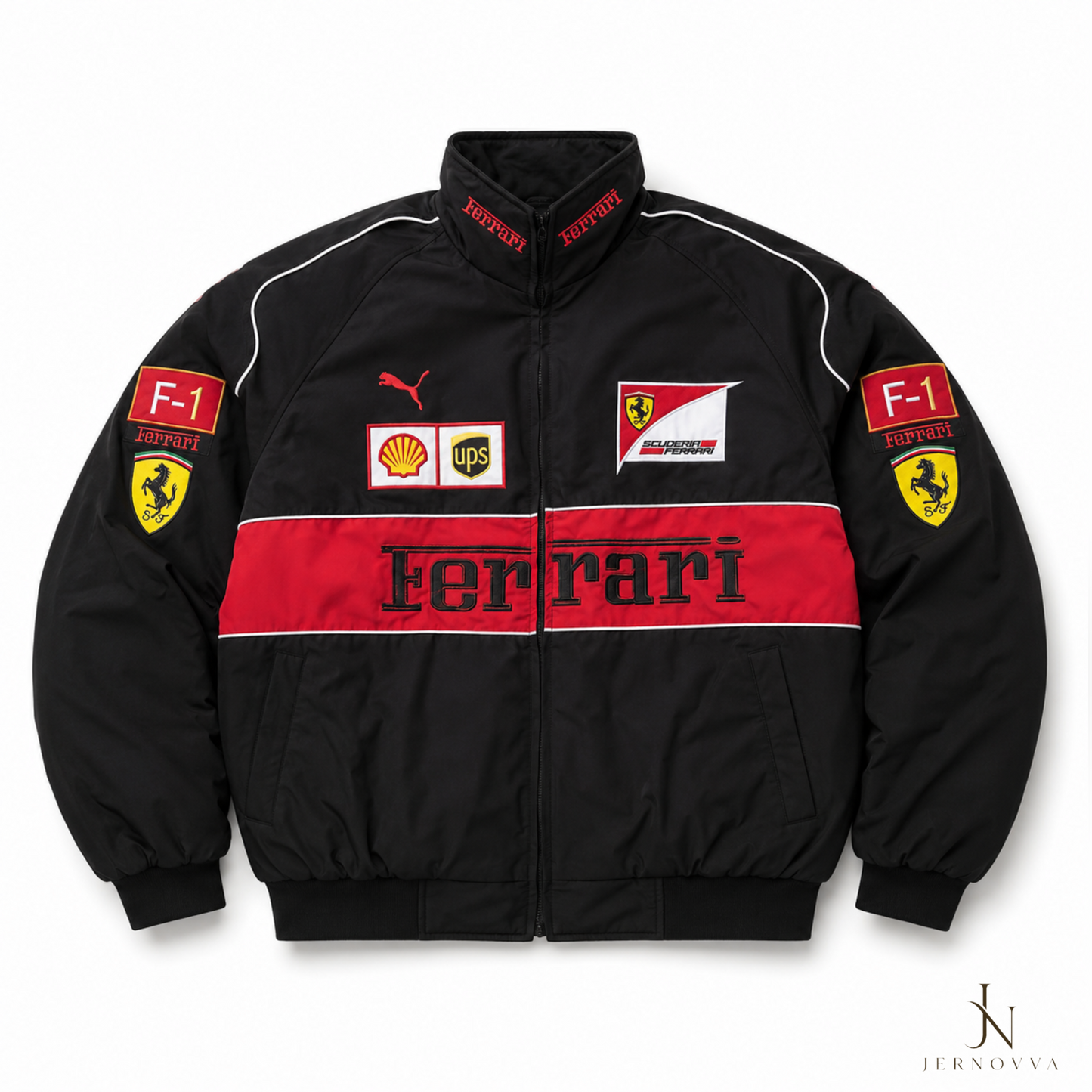 Ferrari Racing Jacket – Premium Motorsport Zip-Up Jacket