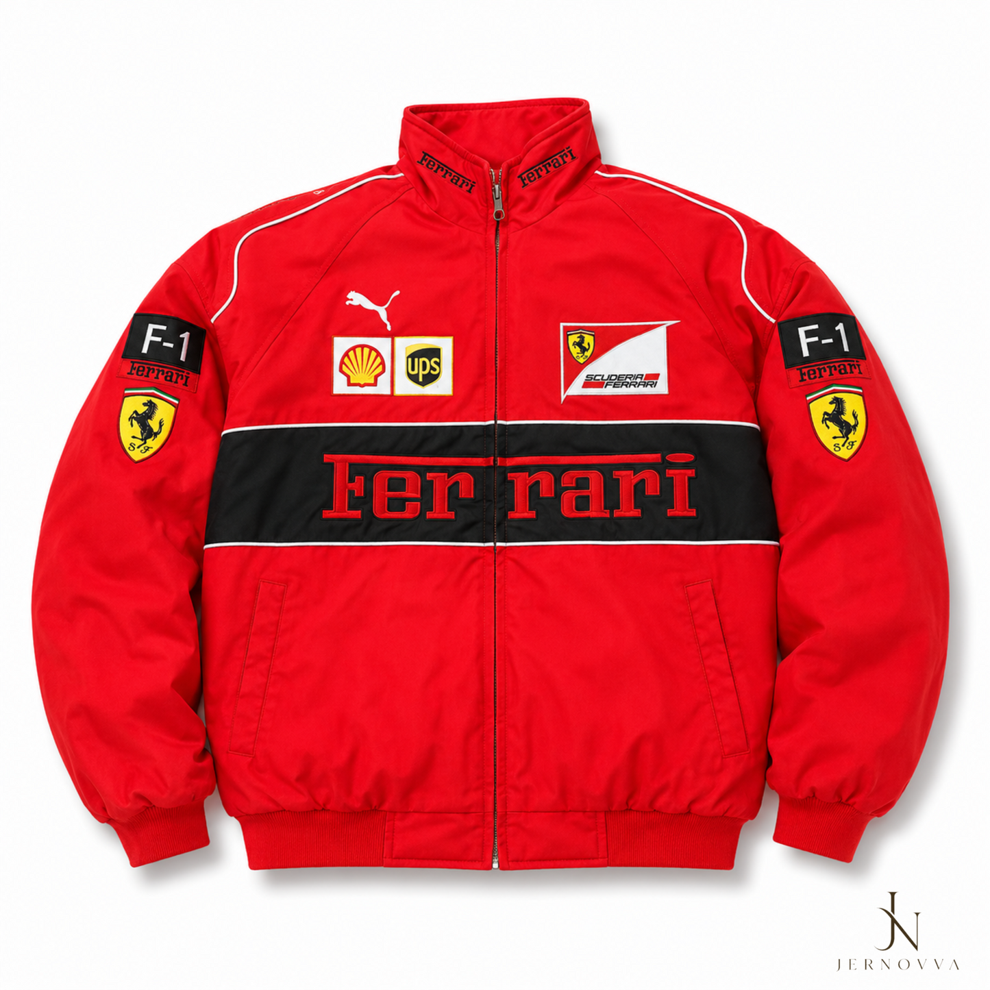 Ferrari Racing Jacket – Premium Motorsport Zip-Up Jacket