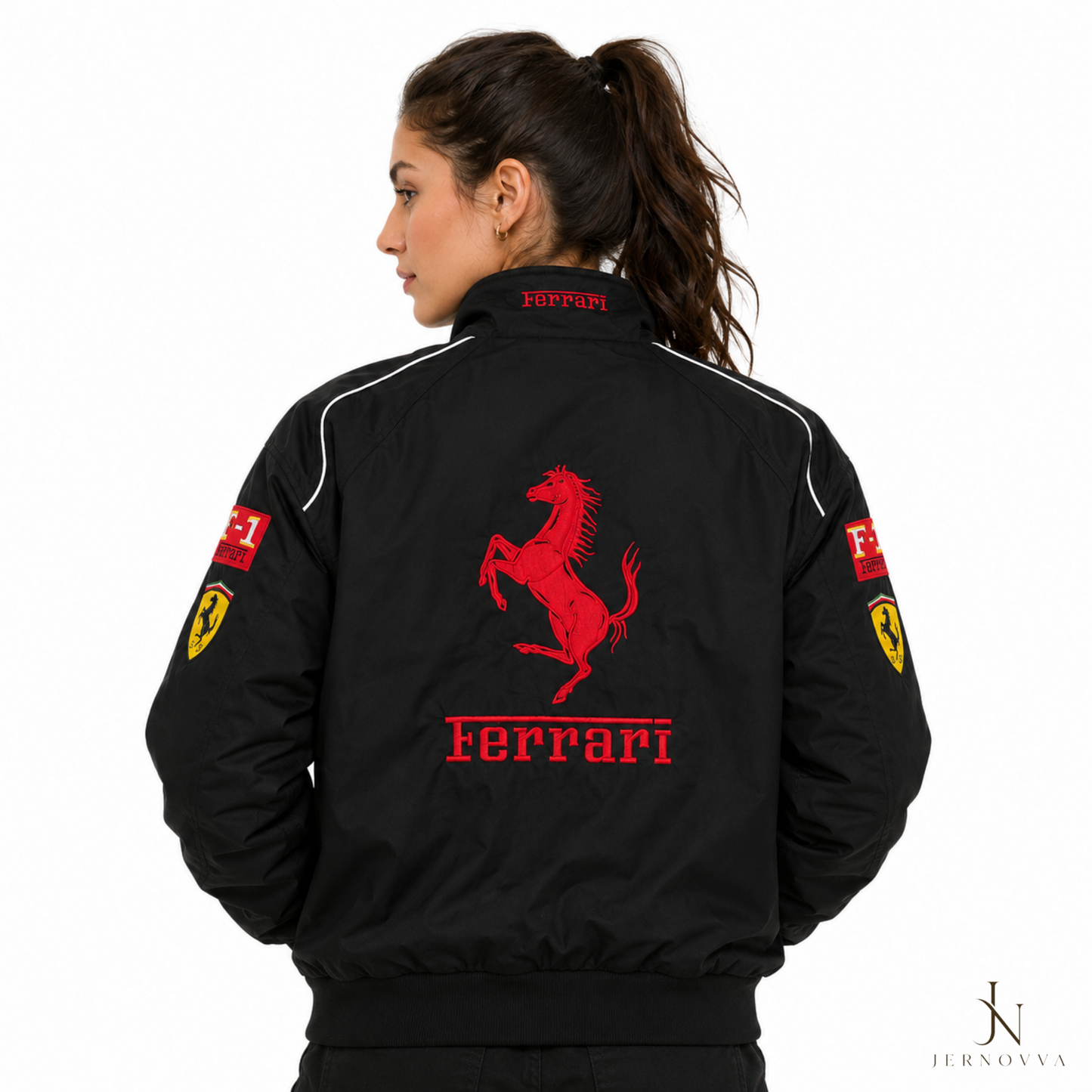 Ferrari Racing Jacket – Premium Motorsport Zip-Up Jacket