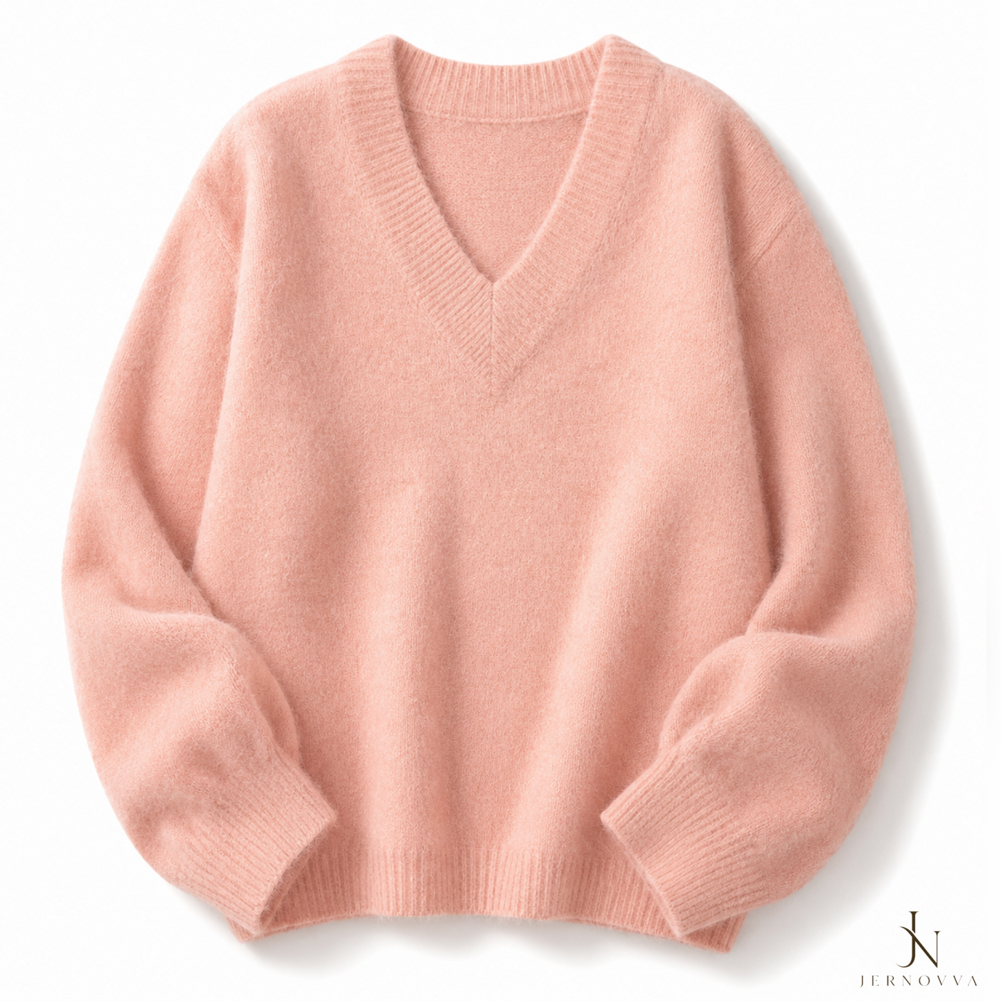 Women's Oversized V-Neck Loose Sweater