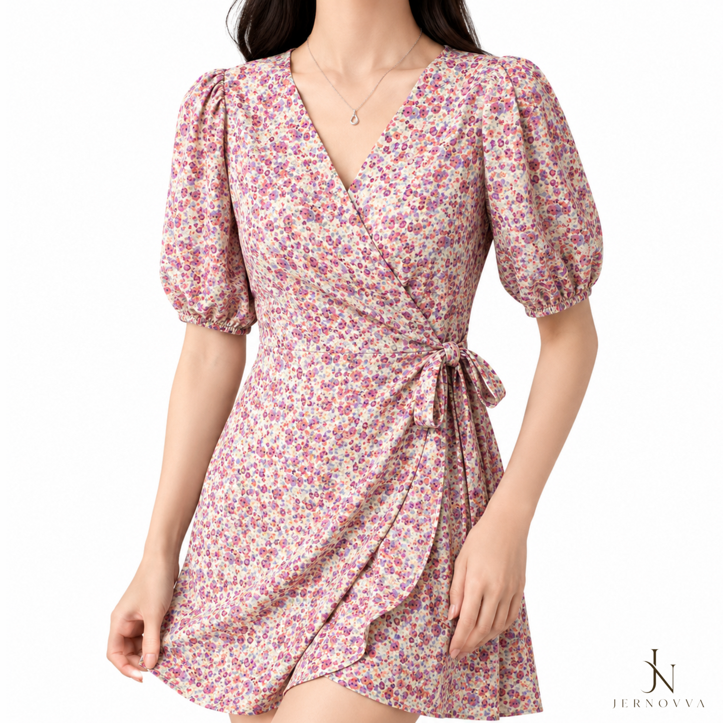 Women's Floral Wrap Dresses