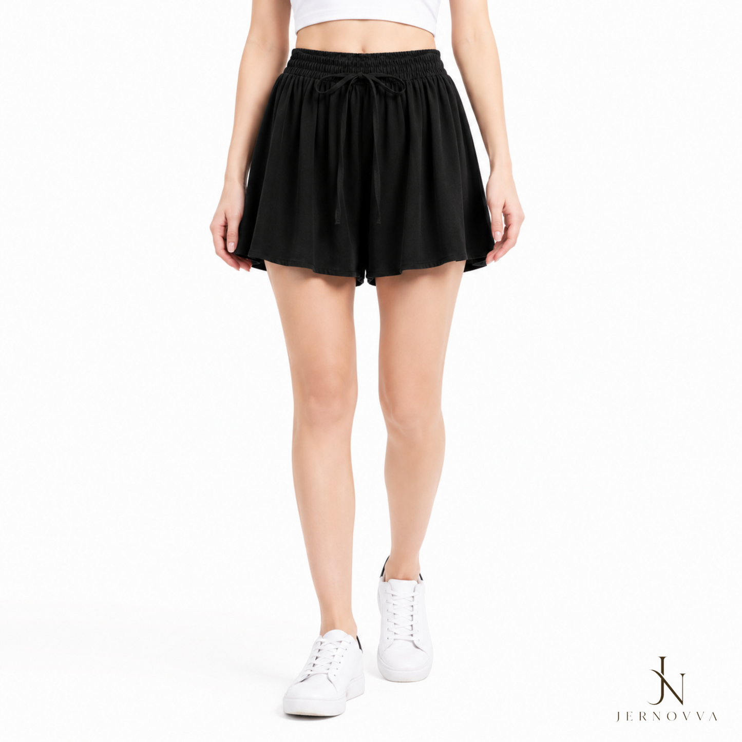 Women's Premium Drawstring Casual Shorts – Lightweight Summer Relaxed Fit Lounge Shorts