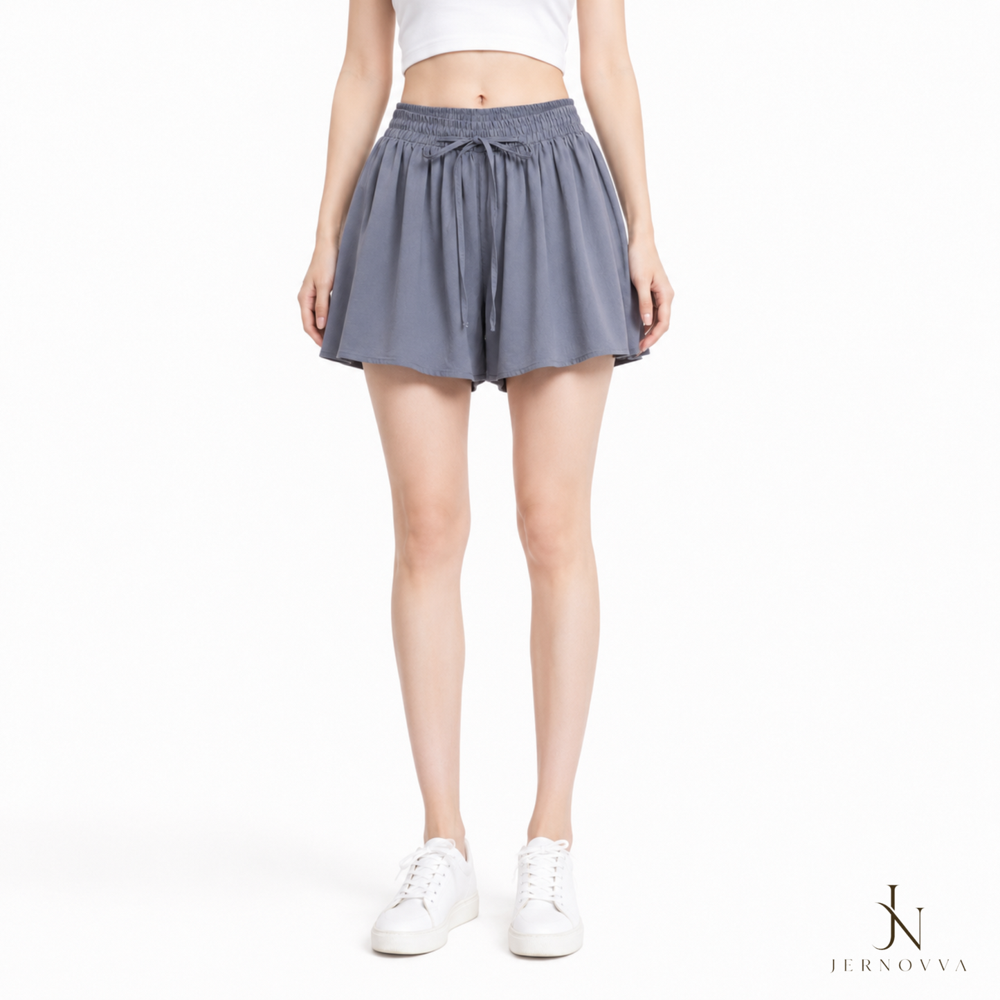 Women's Premium Drawstring Casual Shorts – Lightweight Summer Relaxed Fit Lounge Shorts
