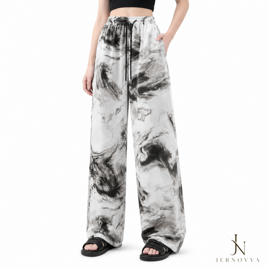 Women’s Oversized Plaid Wide Leg Trouser