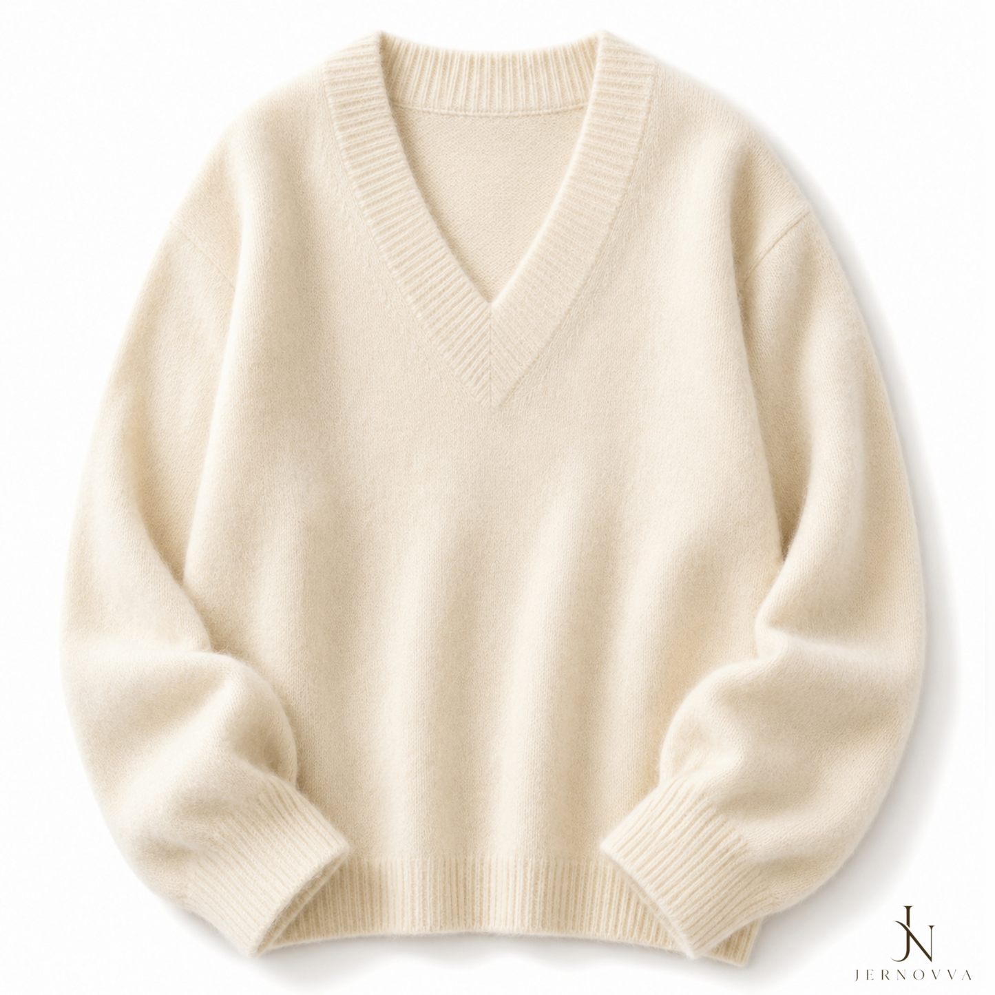 Women's Oversized V-Neck Loose Sweater