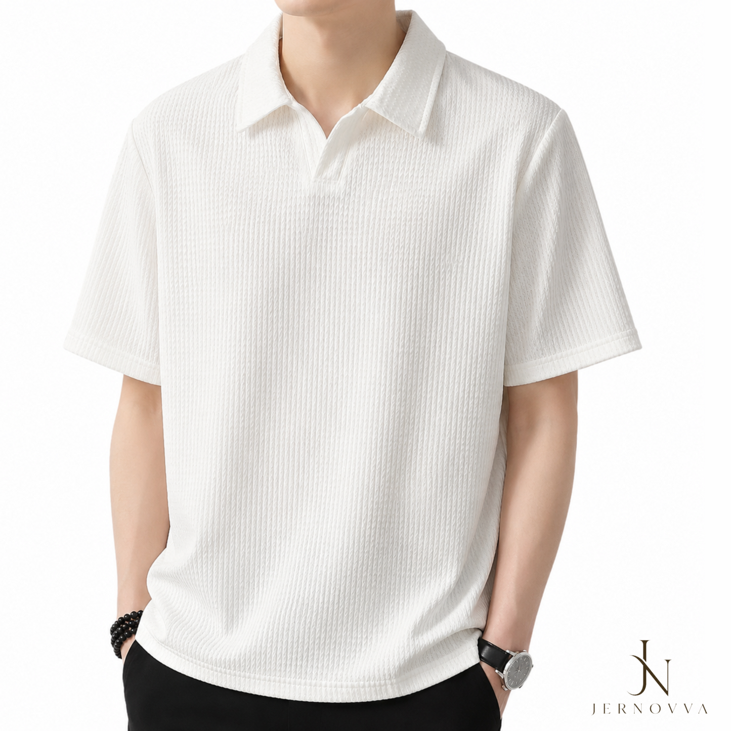 Premium Men's Short Sleeve Polo Shirt – Soft Cotton Classic Casual Polo Tee