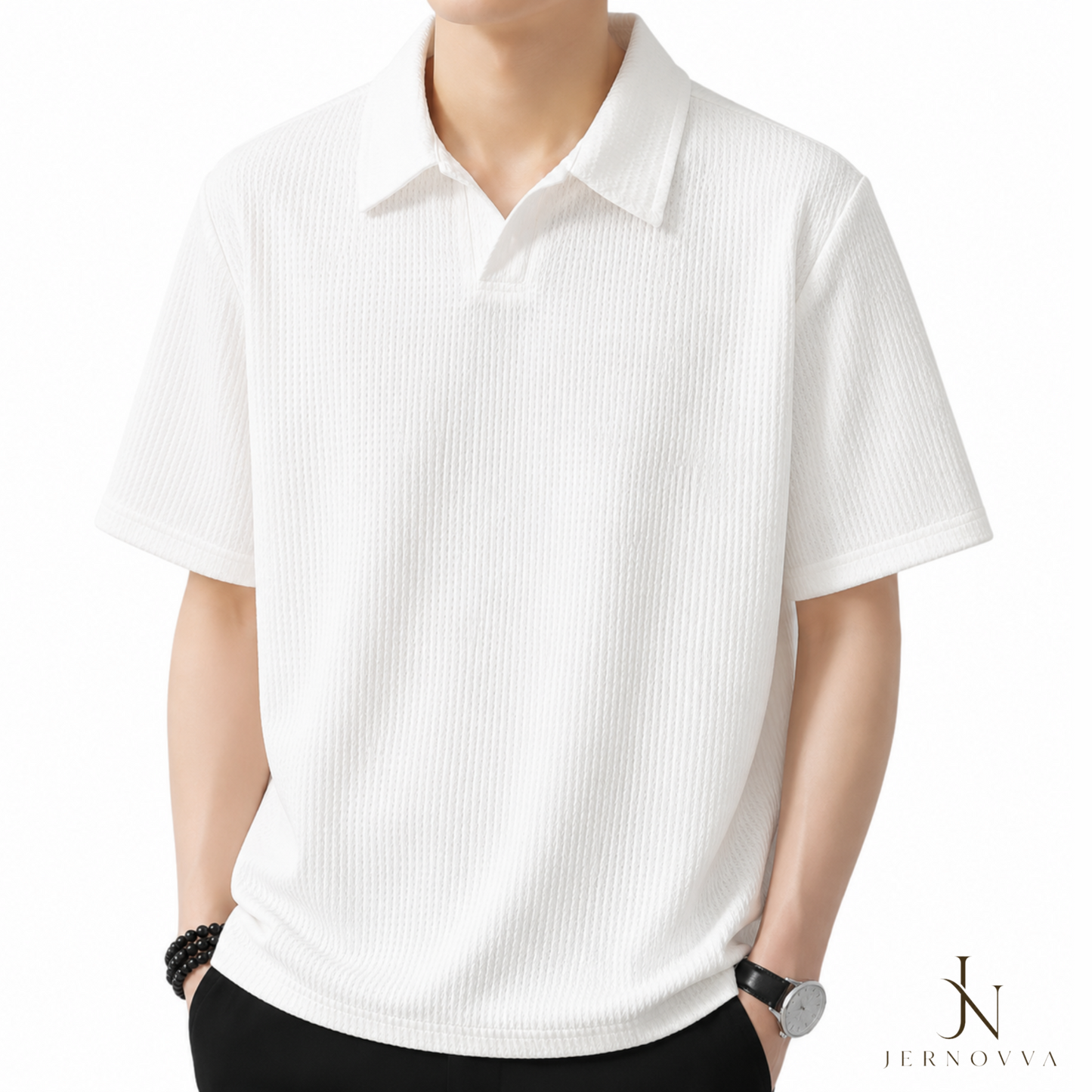 Premium Men's Short Sleeve Polo Shirt – Soft Cotton Classic Casual Polo Tee