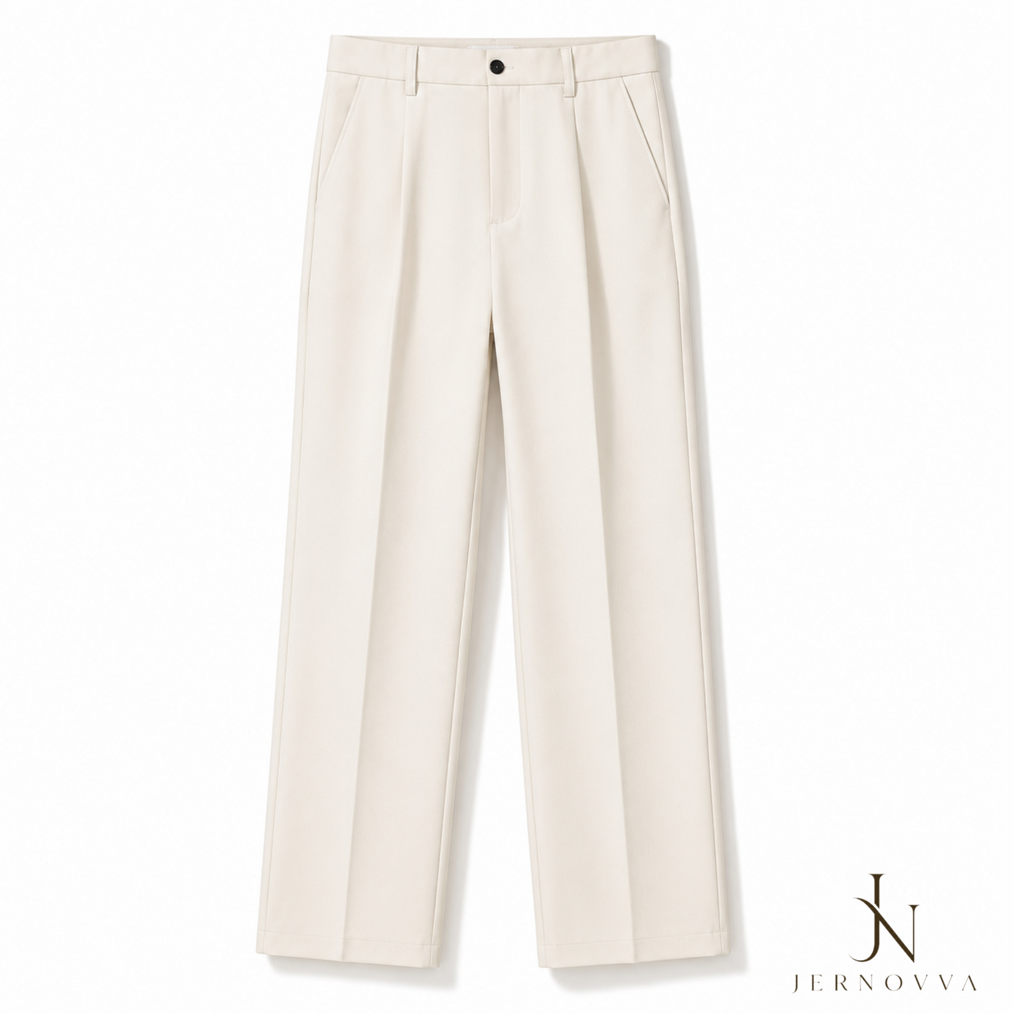 Italian-Inspired Straight Leg Trousers