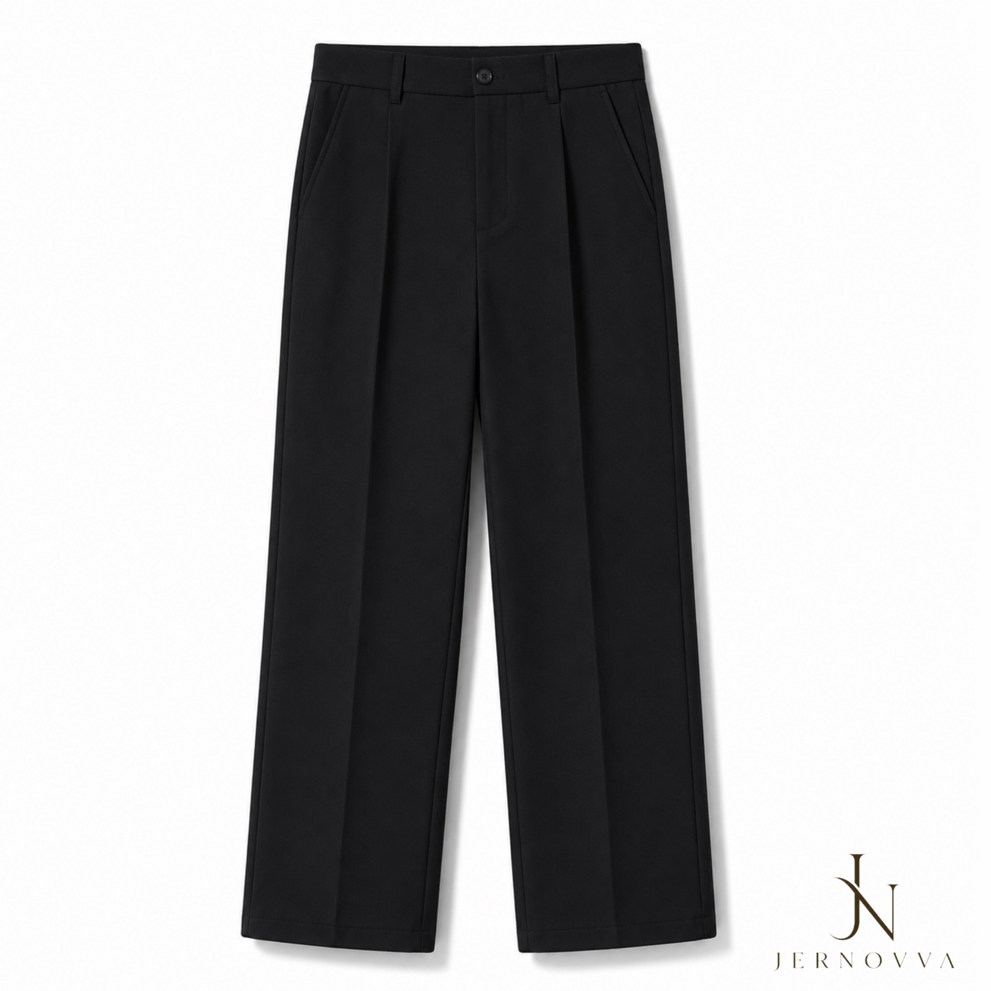 Italian-Inspired Straight Leg Trousers