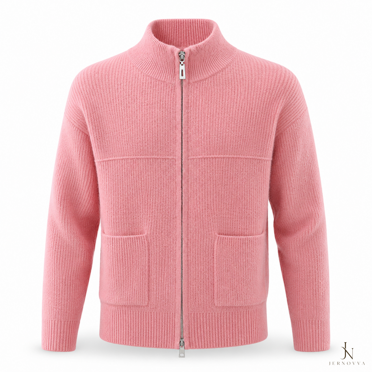 Women’s Knitted Zip-Up Sweater