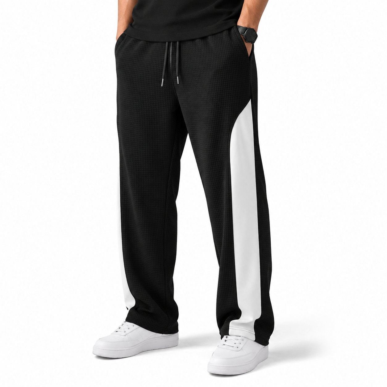 Men's Premium Black Casual Trousers