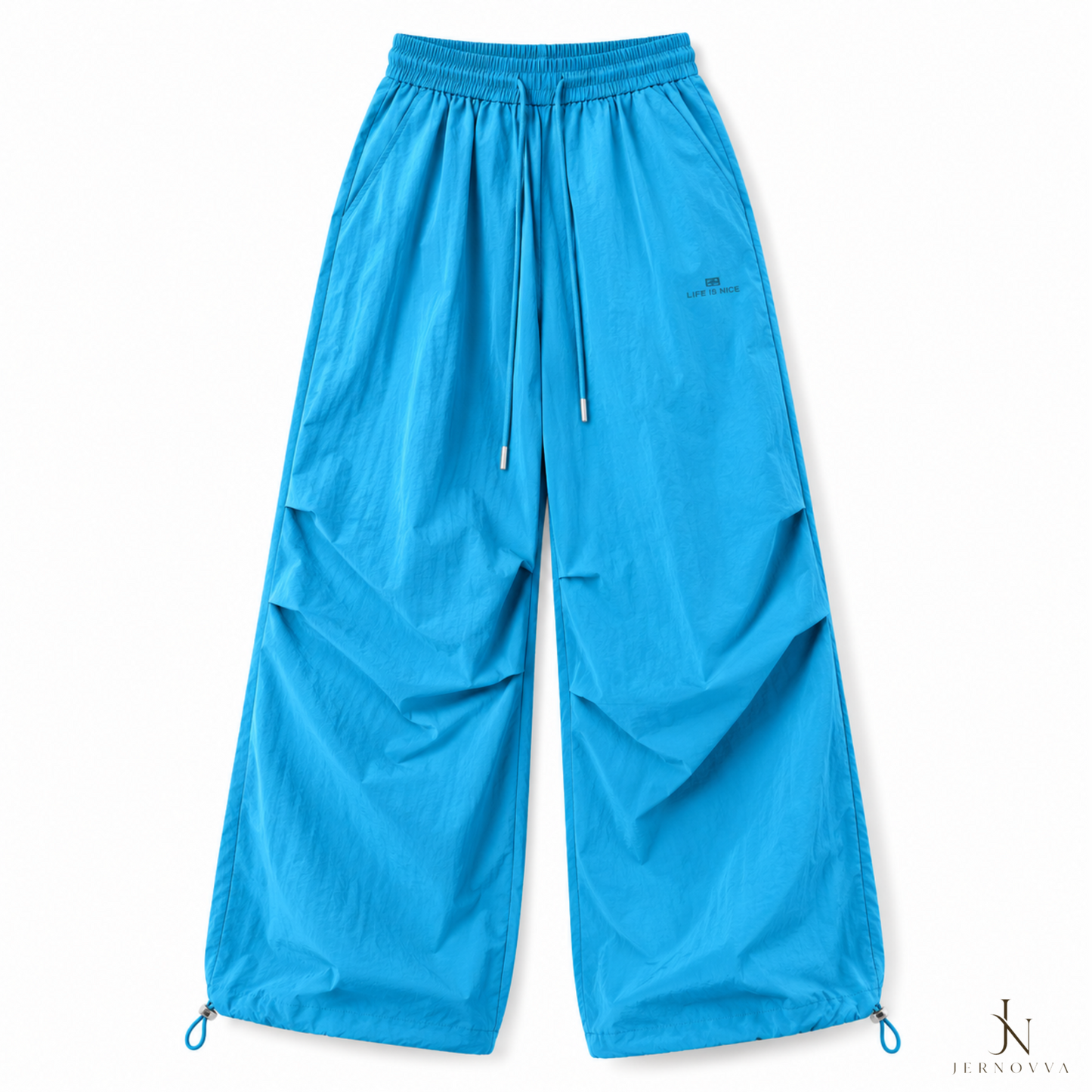 Women's Wide Leg Parachute Pants – Casual Trousers