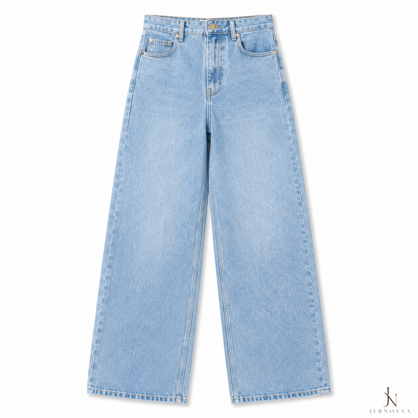 Women's High Waist Wide Leg Jeans