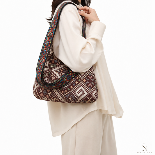 Women's Shoulder Bag – Ethnic Printed Handbag