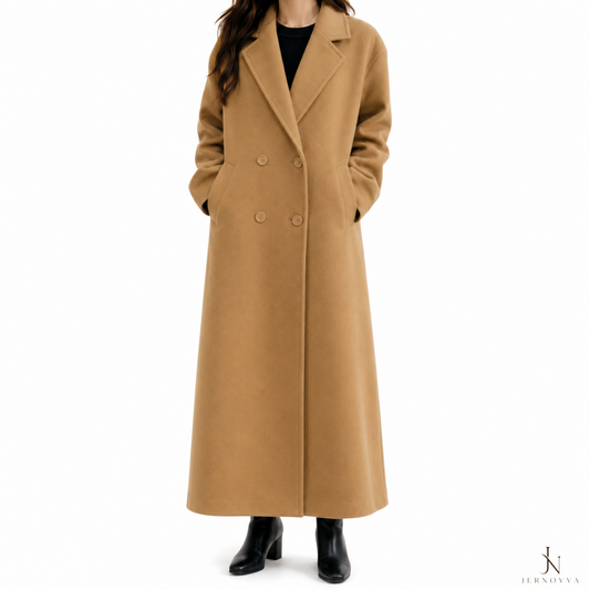 Women's Long Wool Blend Coat