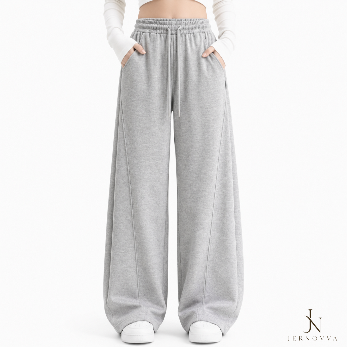 Premium Women's Lounge Pants – Soft Wide Leg Home Wear Trousers