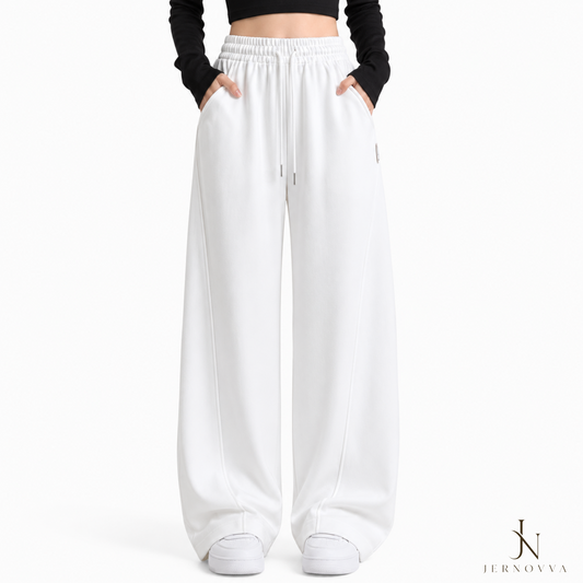 Premium Women's Lounge Pants – Soft Wide Leg Home Wear Trousers