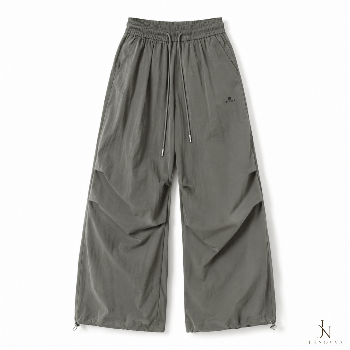 Women's Wide Leg Parachute Pants – Casual Trousers