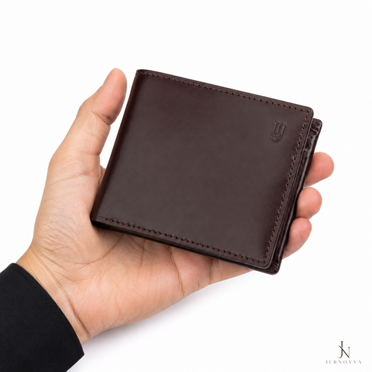 Premium Men's Leather Bifold Wallet
